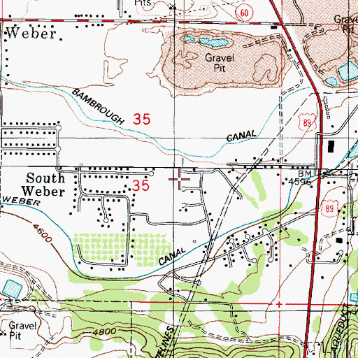 Topographic Map of Royal Farms Estates, UT