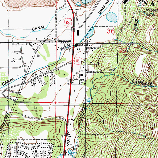 Topographic Map of Royal Oaks, UT