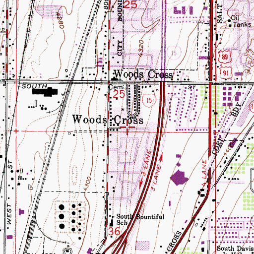 Topographic Map of Nelhoca Place, UT
