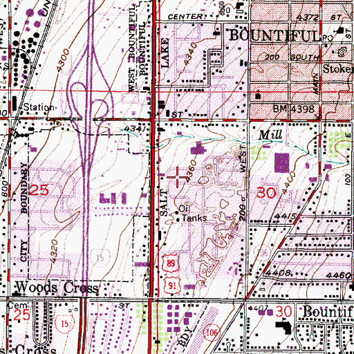 Topographic Map of Newport, UT