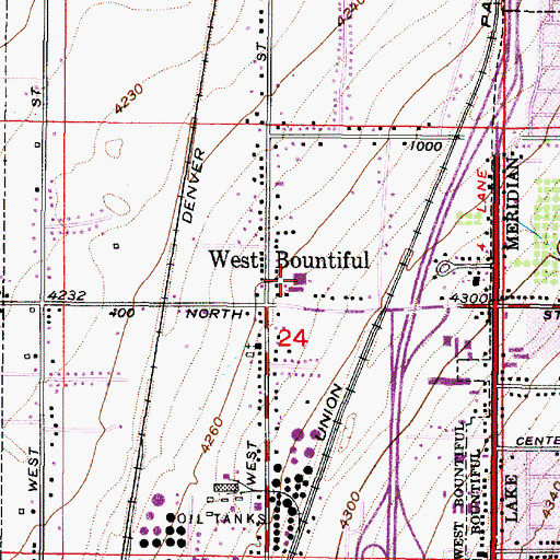 Topographic Map of Stephens, UT
