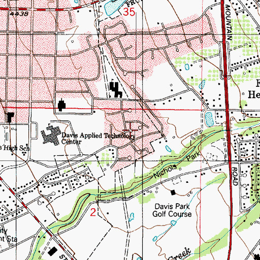Topographic Map of Heath, UT
