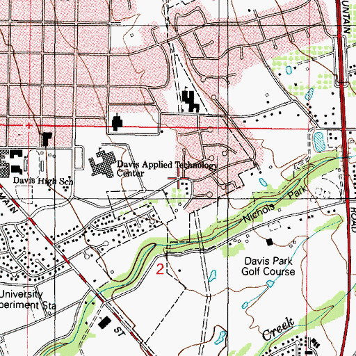 Topographic Map of Upland, UT