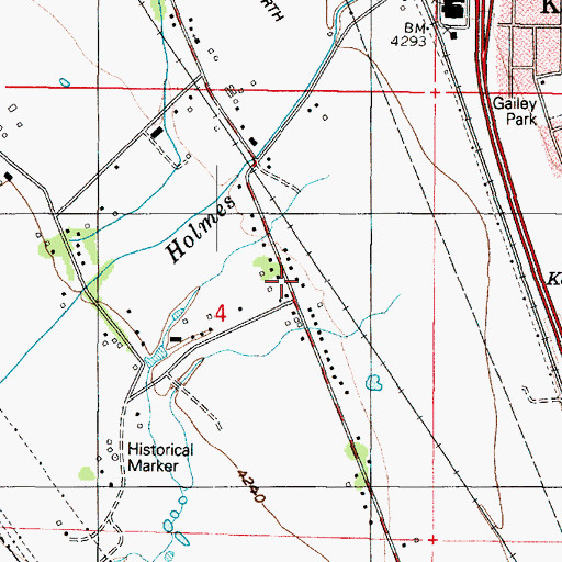 Topographic Map of David Smith, UT