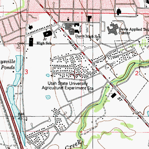 Topographic Map of Gailey, UT