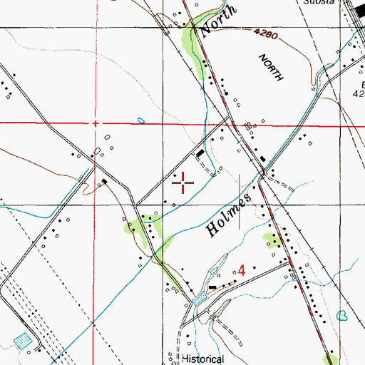 Topographic Map of King Farm Estates, UT