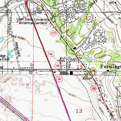 Topographic Map of Lupine Village, UT