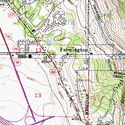 Topographic Map of Quail Cove, UT