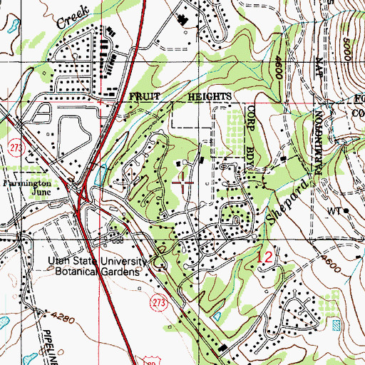 Topographic Map of Summer Wood, UT
