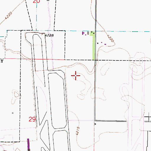 Topographic Map of Beverly Addition, UT