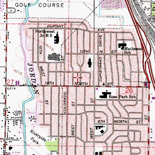 Topographic Map of Cone and Roberts Addition, UT