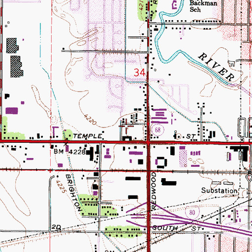 Topographic Map of Deskys Addition Three and Four, UT