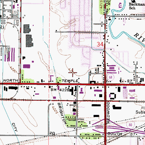 Topographic Map of Deskys Addition Five, UT