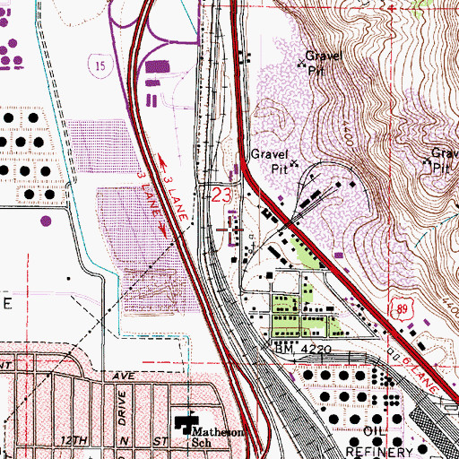 Topographic Map of Folsons Addition, UT