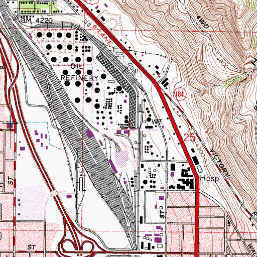 Topographic Map of Lake View, UT