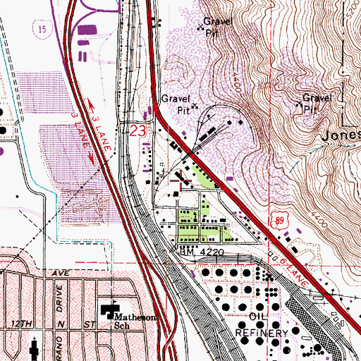 Topographic Map of Maach Addition, UT