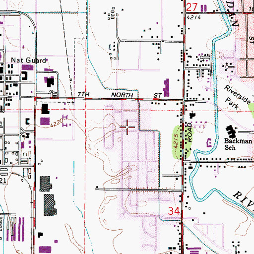 Topographic Map of Morton Meadows, UT