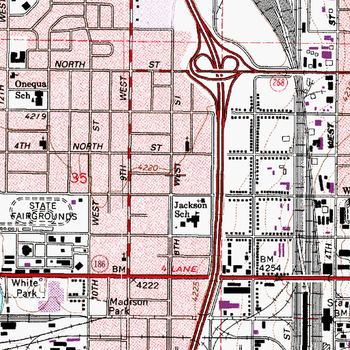 Topographic Map of Taylors, UT