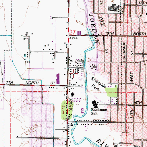 Topographic Map of Whitehead, UT