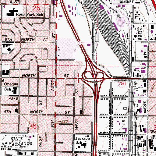 Topographic Map of Wilkes, UT