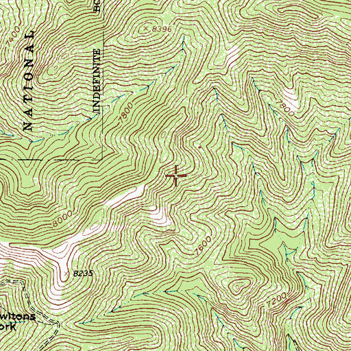 Topographic Map of Margarethe, UT