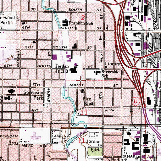 Topographic Map of Butte, UT