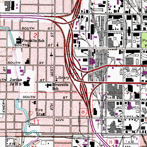 Topographic Map of Coates and Corums, UT