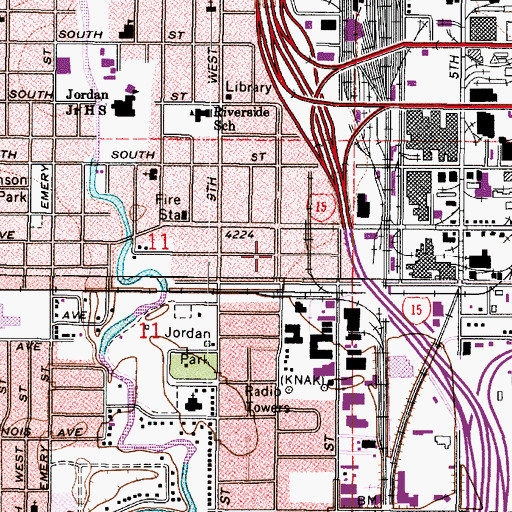 Topographic Map of Cummings, UT