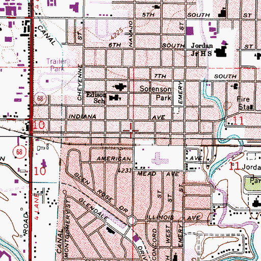 Topographic Map of Deskys, UT