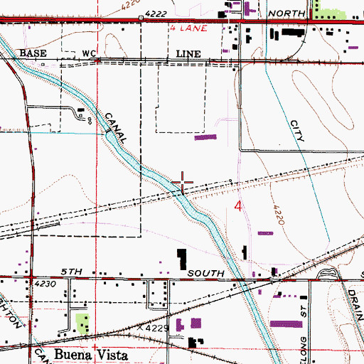 Topographic Map of Earl D Grays, UT