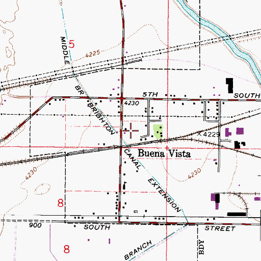 Topographic Map of G S Holmes Addition, UT