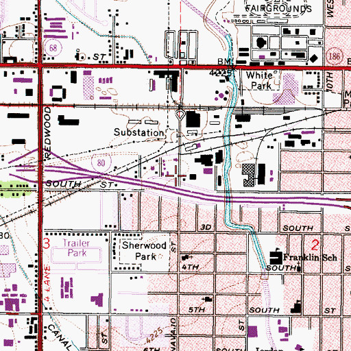 Topographic Map of Great Westside, UT