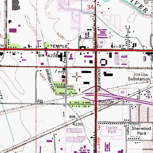 Topographic Map of Holmes and Hendersons, UT