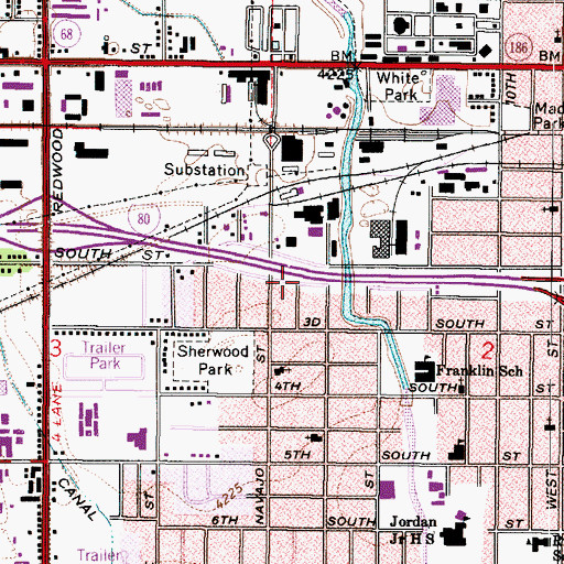 Topographic Map of Jones, UT