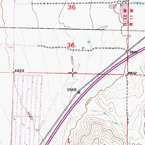 Topographic Map of Hamiltons Fort, UT