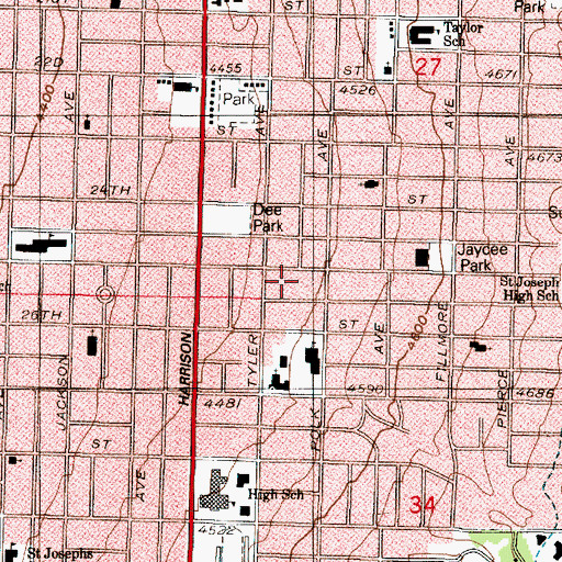Topographic Map of The Capitol Building Condominium, UT