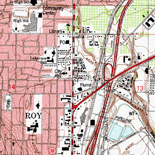 Topographic Map of The Hillsite Addition, UT