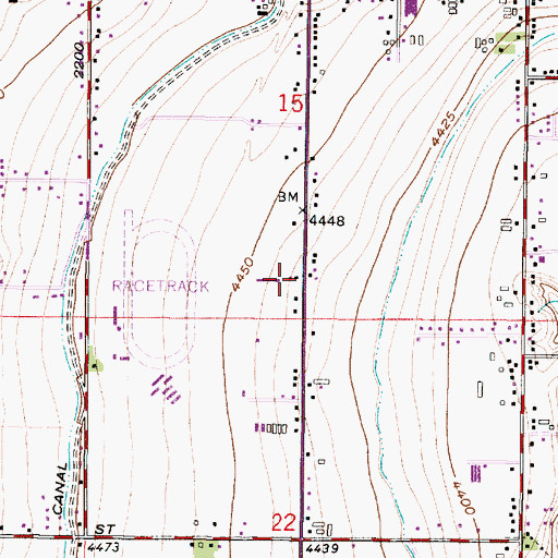 Topographic Map of The Horse Store, UT