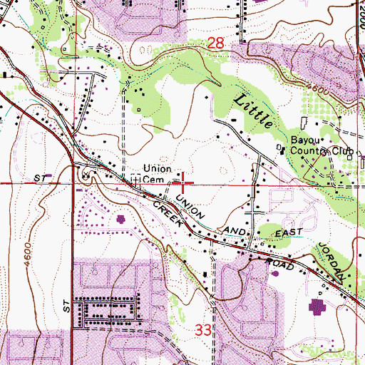 Topographic Map of The Downs, UT