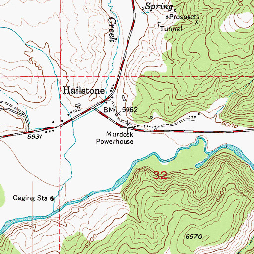 Topographic Map of Murdock Powerhouse, UT