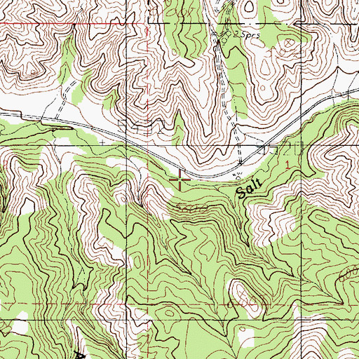 Topographic Map of Nephi Power Plant, UT