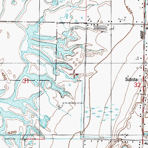 Topographic Map of Pothole Duck Club, UT