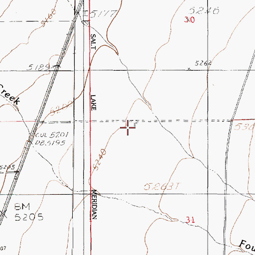 Topographic Map of Utah Agriculture Experiment Station, UT