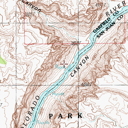 Topographic Map of Best Inscription-1891, UT