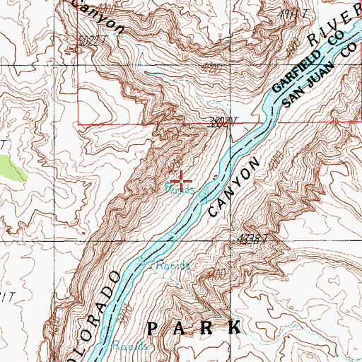 Topographic Map of Eddy Inscription-1927, UT