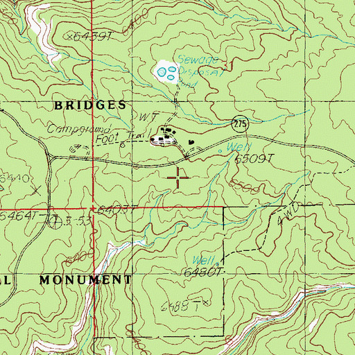 Topographic Map of Photovoltaic Array, UT