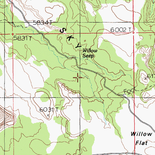 Topographic Map of Island in the Sky, UT