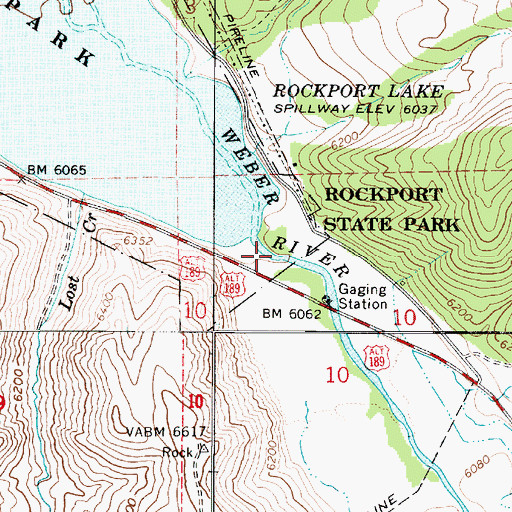 Topographic Map of Area C Recreation Site, UT