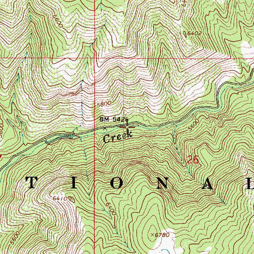 Topographic Map of Birch Picnic Area, UT