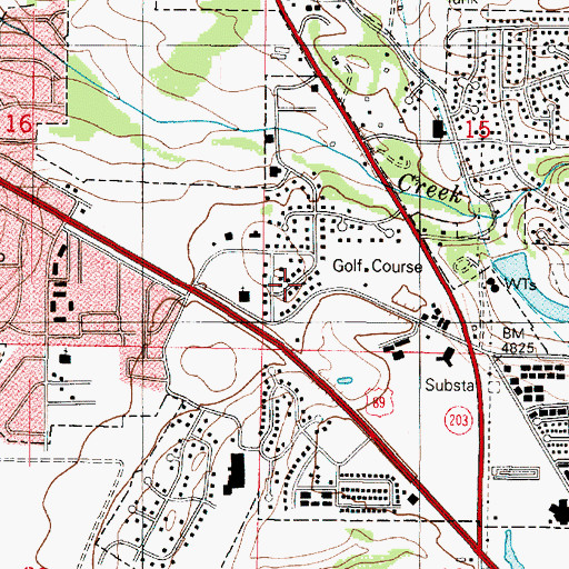 Topographic Map of Boy Scouts of America Headquarters, UT